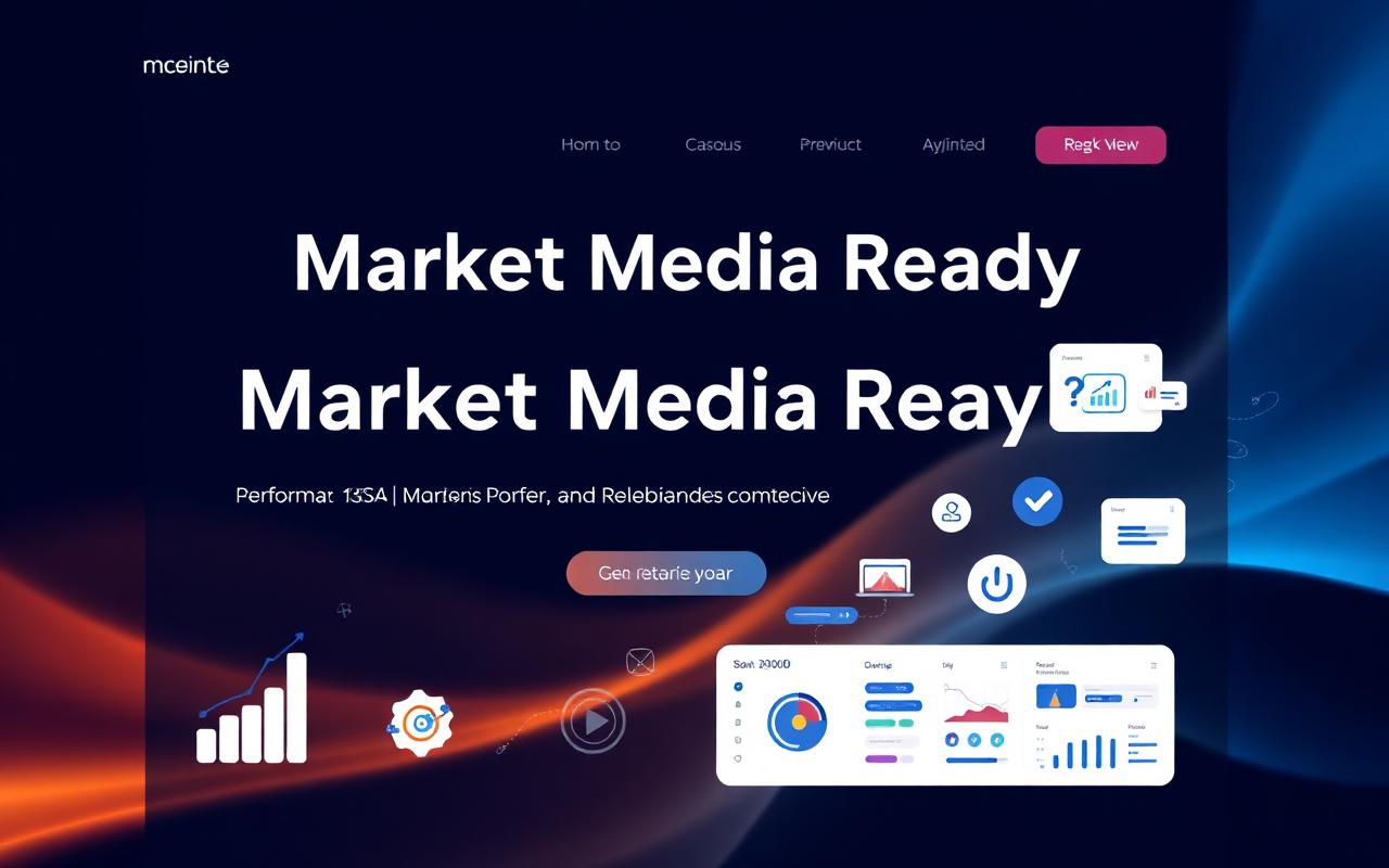 Market Media Ready website screenshot